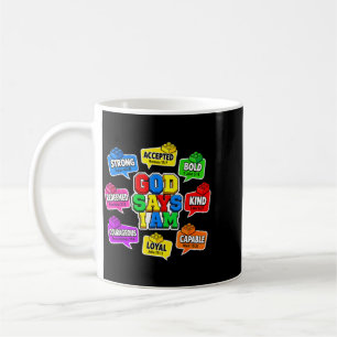 Mug Dieu chrétien dit Constructeur Briques Blocs de co