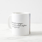 Mug Dieu comprend nos prières même lorsque… (2 (Devant gauche)