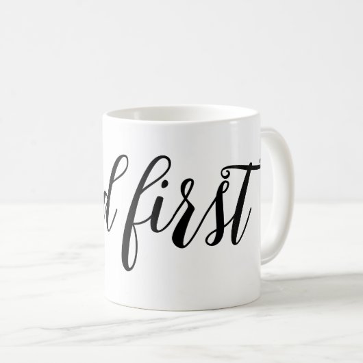 Mug Dieu d'abord (Devant droit)