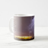 Mug Dieu de gloire Thunders Psaume 105:39 KJV (Devant gauche)