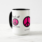 Mug Dieu de la Paix Signer gotGod316.com (Devant gauche)