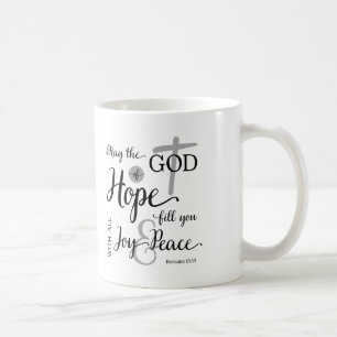 Mug Dieu de l'Espérance vous remplit de Joie et de Pai