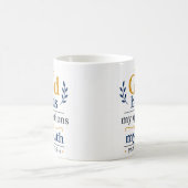Mug Dieu détient mes questions et ma foi Écriture (Centre)