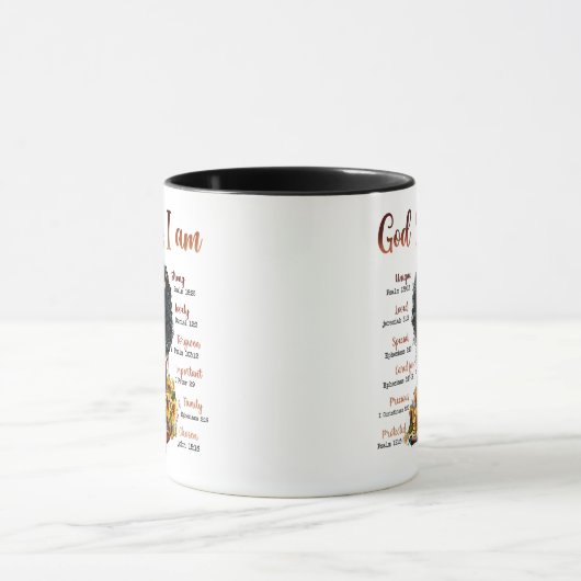 Mug Dieu dit que je suis Black Christian Femmes Melani (Centre)