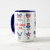 Mug Dieu dit que je suis son enfant (Devant gauche)