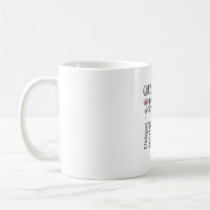 Mug Dieu dit que vous êtes floral chrétien vecteur con