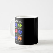 Mug Dieu dit que vous êtes Puzzle de sensibilisation à (Devant gauche)