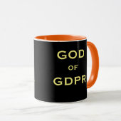 Mug Dieu du nom masculin de plaisanterie de (Devant droit)