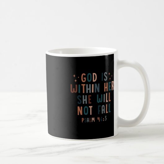 Mug Dieu En Elle Ne Tombera Pas Automne (Droite)