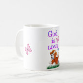 Mug Dieu est amour (Devant gauche)