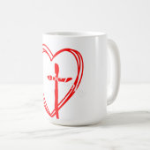 Mug Dieu Est Amour. (Devant droit)