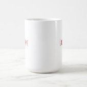 Mug Dieu est amour minimaliste moderne (Centre)