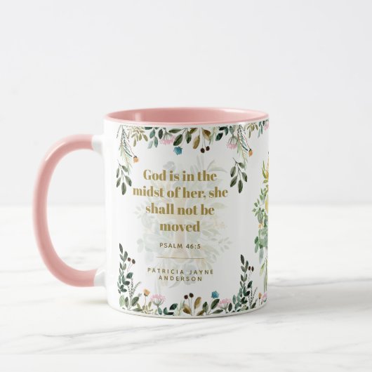 Mug Dieu est au milieu de son PSALM 46:5 (Gauche)