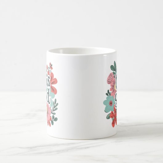 Mug Dieu est bon floral (Centre)