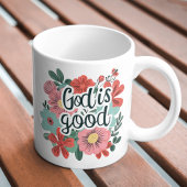Mug Dieu est bon floral