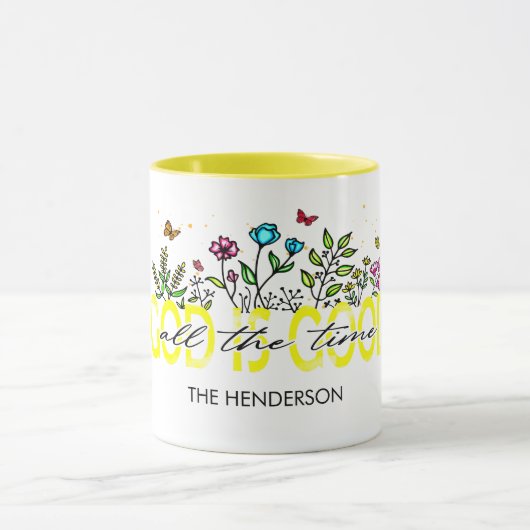 MUG "DIEU EST BON TOUT LE TEMPS" CITE CHRÉTIENNE (Centre)