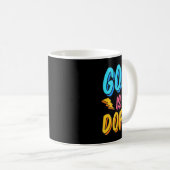 Mug Dieu est Dope drôle foi chrétienne foi religieuse (Devant droit)