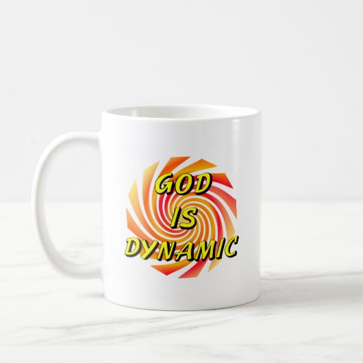 Mug Dieu est dynamique chrétienne (Gauche)