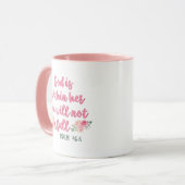 Mug Dieu est en elle, elle ne tombera pas // Bible Ver (Devant gauche)
