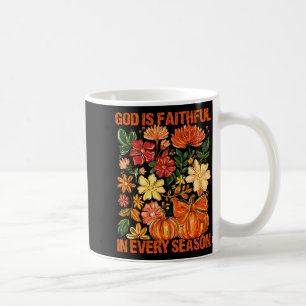 Mug Dieu Est Fidèle En Toute Saison Floral Automne Chr