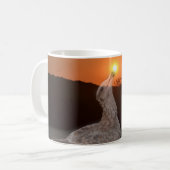 Mug Dieu est l'amour coucher de soleil (Devant gauche)