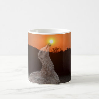 Mug Dieu est l'amour coucher de soleil