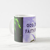 Mug Dieu est l'inspiration chrétienne fidèle (Devant gauche)