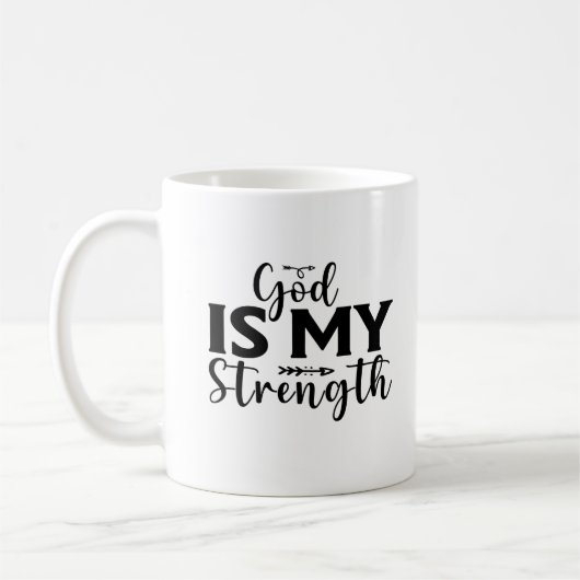 Mug Dieu est ma force (Gauche)
