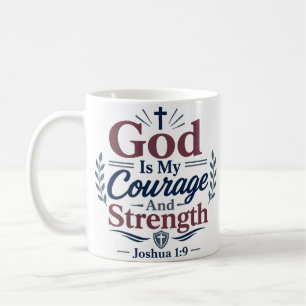 Mug Dieu Est Mon Courage Et Ma Force Foi Audacieuse