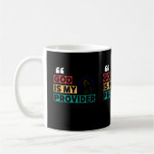 Mug Dieu est mon fournisseur (Gauche)