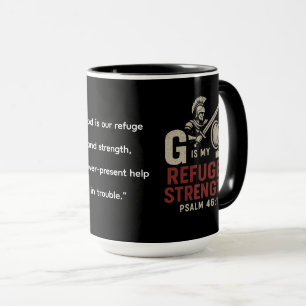 Mug Dieu est mon Refuge et ma Force - Foi guerrière