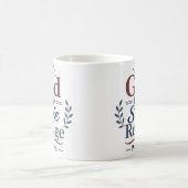 Mug Dieu est mon refuge sûr Conception de réconfort ch (Centre)