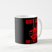 Mug Dieu est occupé Je peux vous aider (Devant droit)