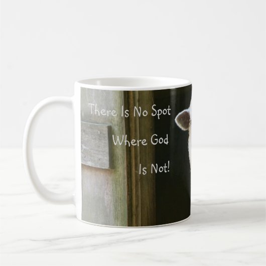 Mug Dieu Est Partout Mouton (Gauche)