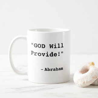 Mug "DIEU Fournira!" - Verset biblique fidèle -