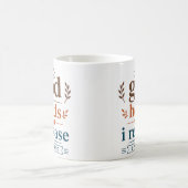 Mug Dieu garde ce que je libère Écriture chrétienne (Centre)