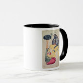 Mug Dieu Krishna avec son amour mortel, Radha (Devant droit)