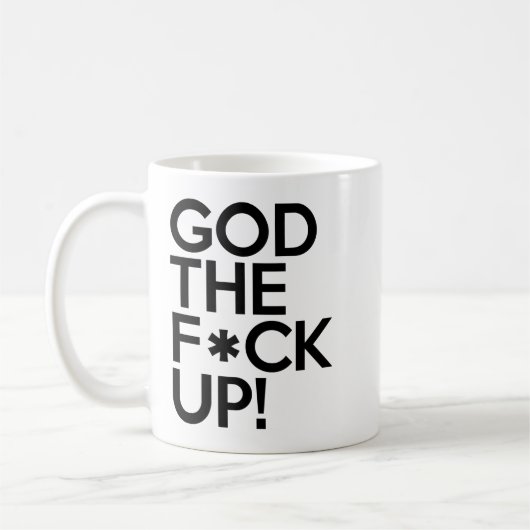 Mug DIEU LE F-up - Odyssée de l'Ascension - 2 (Gauche)