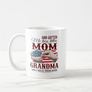 Mug Dieu m'a donné deux titres maman et Chemise
