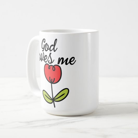 Mug Dieu m'aime (Devant gauche)