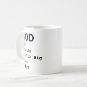 Mug "DIEU Me Fournira Aujourd'Hui Des Ventes Important (Devant gauche)