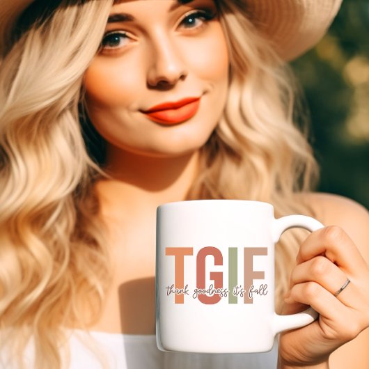 Mug Dieu merci, c'est la chute