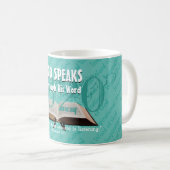 Mug DIEU PARLE Bible Année 2020 Écriture personnalisée (Devant droit)