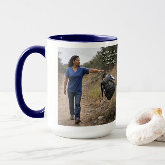 Mug Dieu prend soin de vous (Avec donut)