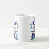 Mug Dieu Prépare Quelque Chose de Mieux Citation Scrip (Centre)