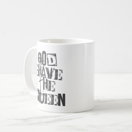 Mug Dieu raser la reine (Devant gauche)