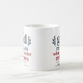 Mug Dieu reçoit ce que la reddition libère chrétien (Centre)