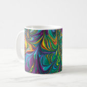 Mug DIEU RÉFUGE FORCE MONogramme Abstrait URPLE (Devant gauche)