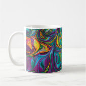 Mug DIEU RÉFUGE FORCE MONogramme Abstrait URPLE (Gauche)