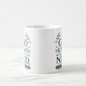 Mug Dieu sait ce dont vous avez besoin Citation de dév (Centre)